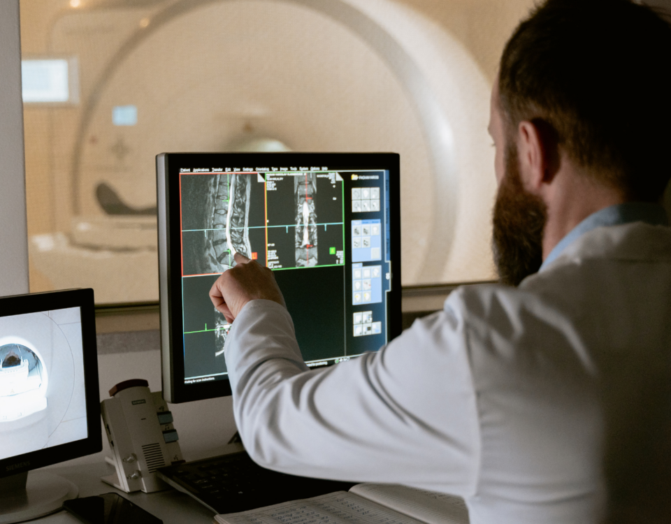 Medical radiation technologist doing their work in their allied health profession