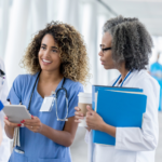 Healthcare workers working with a healthcare agency like Magnus HRS.